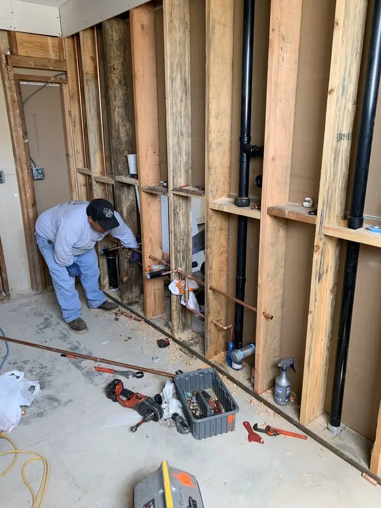 Commercial rough-in plumbing for Water Heater Replacement in Meade Heights